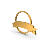 Free Circle Badge Gold.H03.2k